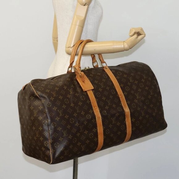 LOUIS VUITTON Monogram Keepall 60 Boston Bag - Picture 1 of 16